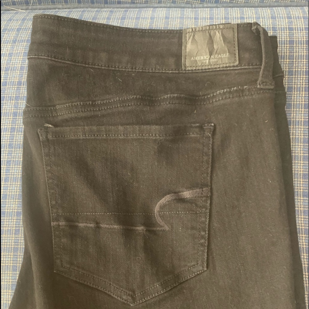 Worn Once American Eagle 18 regular Jeggings Black